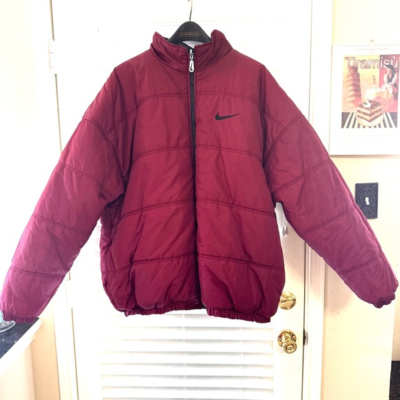 💖 Nike Vintage ‘90s Reversible Thick Puffer Jacket - Picture 7 of 16